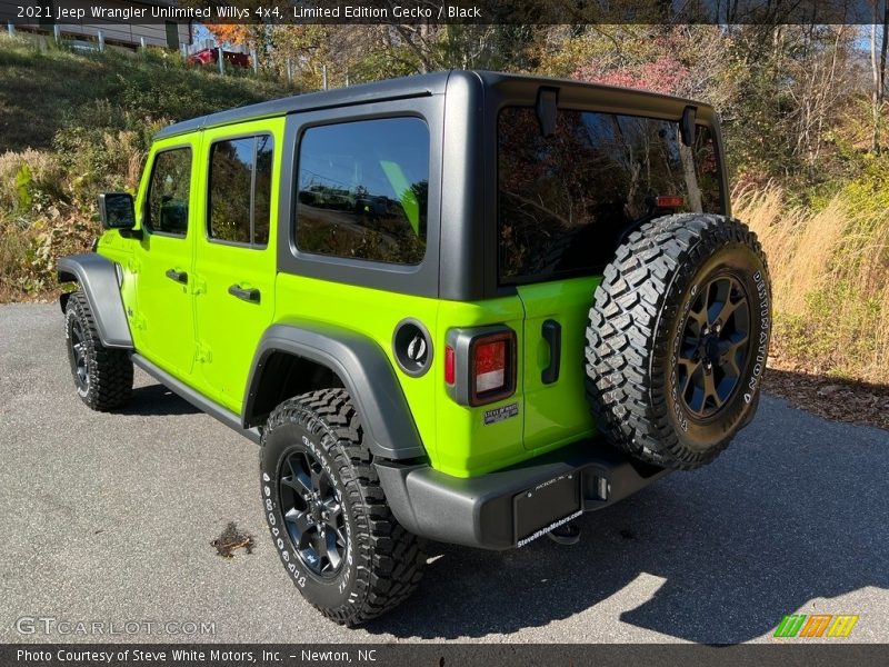 Limited Edition Gecko / Black 2021 Jeep Wrangler Unlimited Willys 4x4