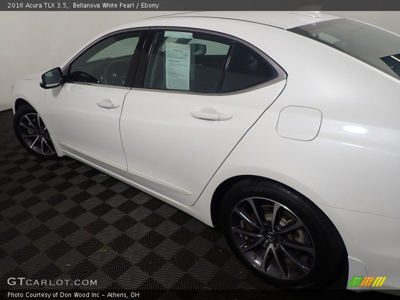 Bellanova White Pearl / Ebony 2016 Acura TLX 3.5