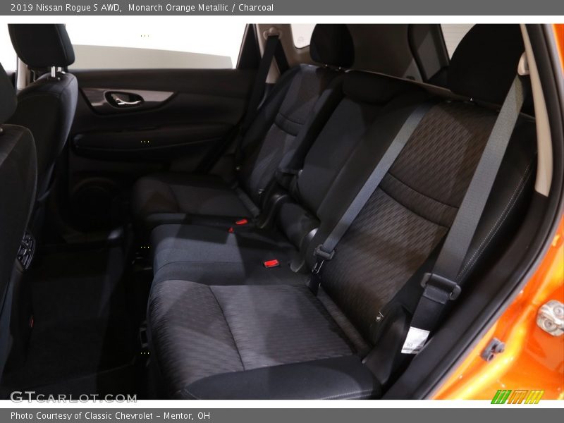 Monarch Orange Metallic / Charcoal 2019 Nissan Rogue S AWD