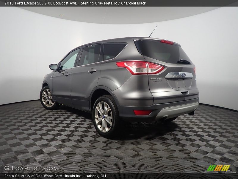 Sterling Gray Metallic / Charcoal Black 2013 Ford Escape SEL 2.0L EcoBoost 4WD