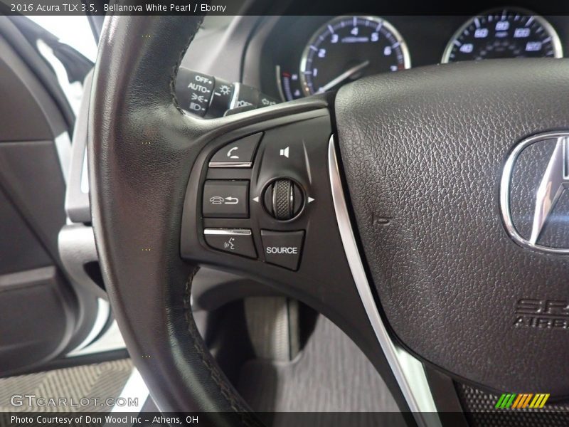 Bellanova White Pearl / Ebony 2016 Acura TLX 3.5