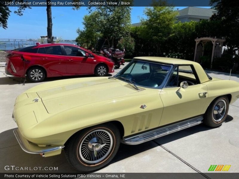 Front 3/4 View of 1965 Corvette Sting Ray Convertible