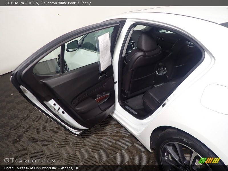 Bellanova White Pearl / Ebony 2016 Acura TLX 3.5