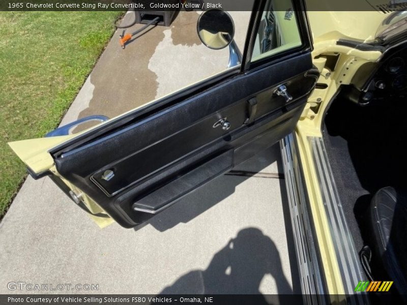 Goldwood Yellow / Black 1965 Chevrolet Corvette Sting Ray Convertible
