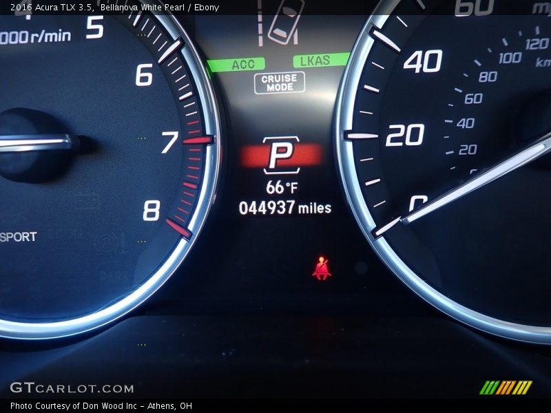 Bellanova White Pearl / Ebony 2016 Acura TLX 3.5