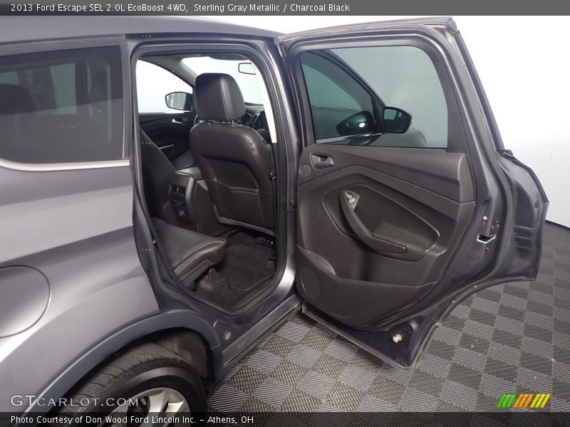 Sterling Gray Metallic / Charcoal Black 2013 Ford Escape SEL 2.0L EcoBoost 4WD