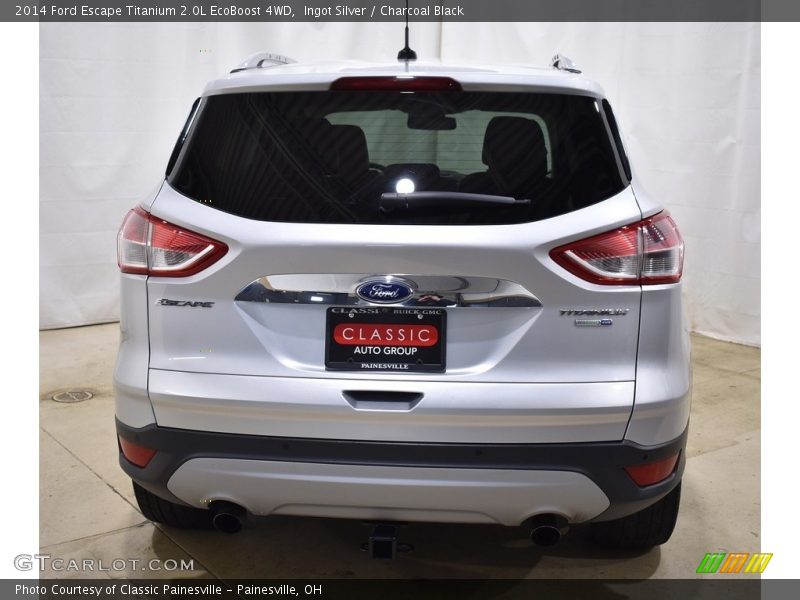 Ingot Silver / Charcoal Black 2014 Ford Escape Titanium 2.0L EcoBoost 4WD