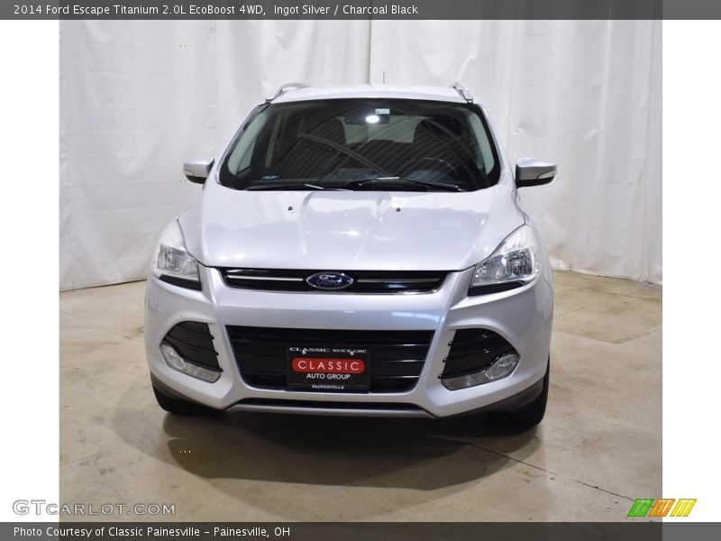 Ingot Silver / Charcoal Black 2014 Ford Escape Titanium 2.0L EcoBoost 4WD