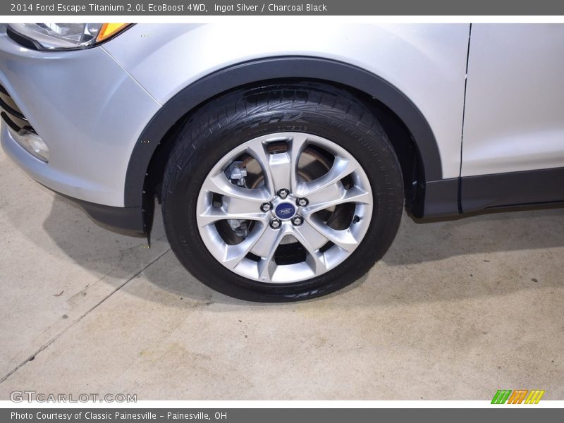 Ingot Silver / Charcoal Black 2014 Ford Escape Titanium 2.0L EcoBoost 4WD