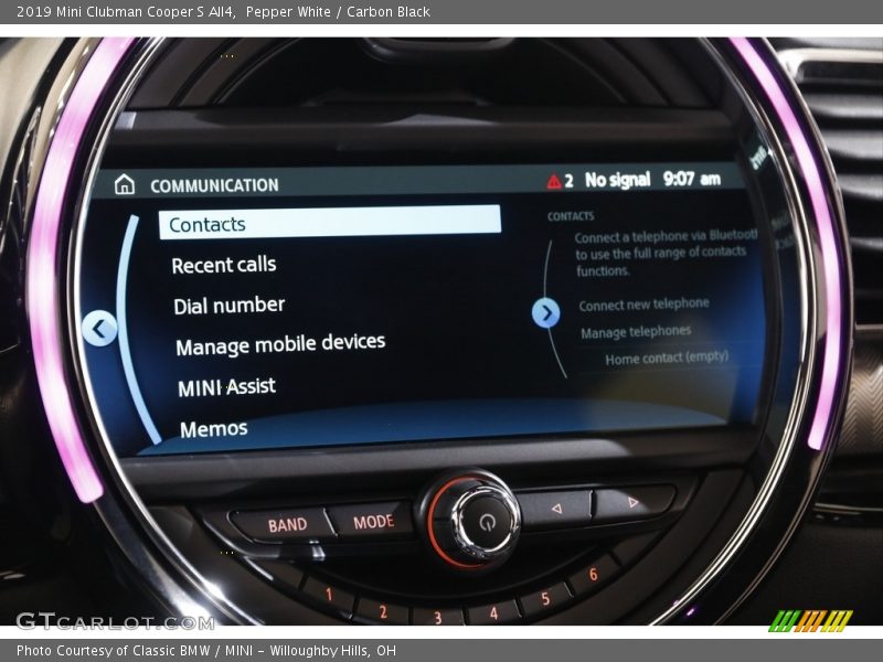 Pepper White / Carbon Black 2019 Mini Clubman Cooper S All4