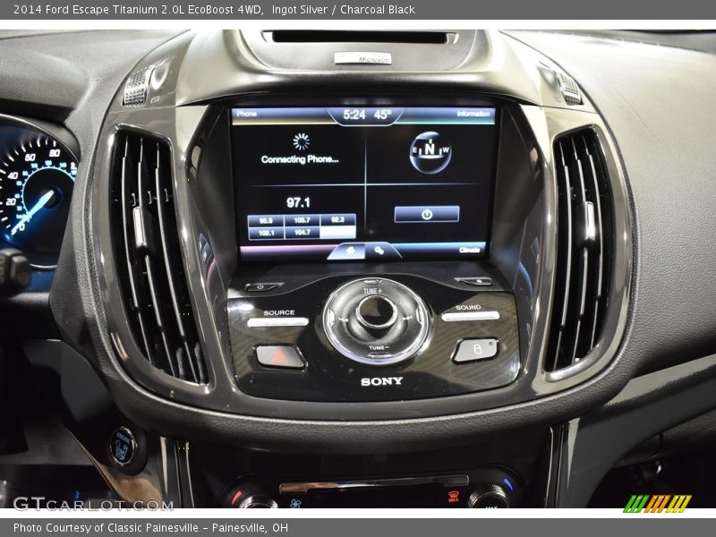 Ingot Silver / Charcoal Black 2014 Ford Escape Titanium 2.0L EcoBoost 4WD