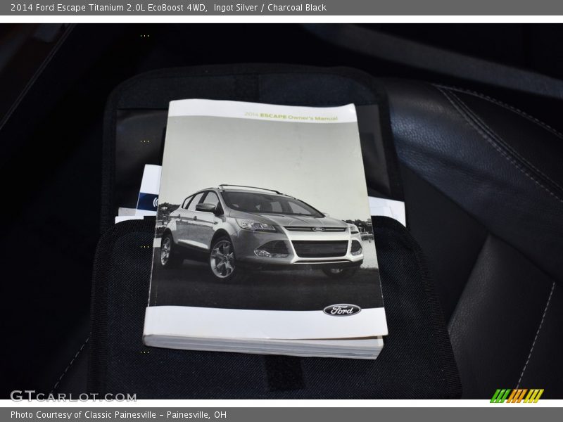 Ingot Silver / Charcoal Black 2014 Ford Escape Titanium 2.0L EcoBoost 4WD