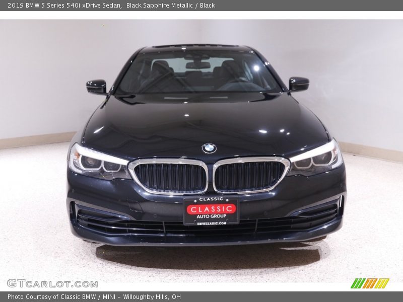 Black Sapphire Metallic / Black 2019 BMW 5 Series 540i xDrive Sedan