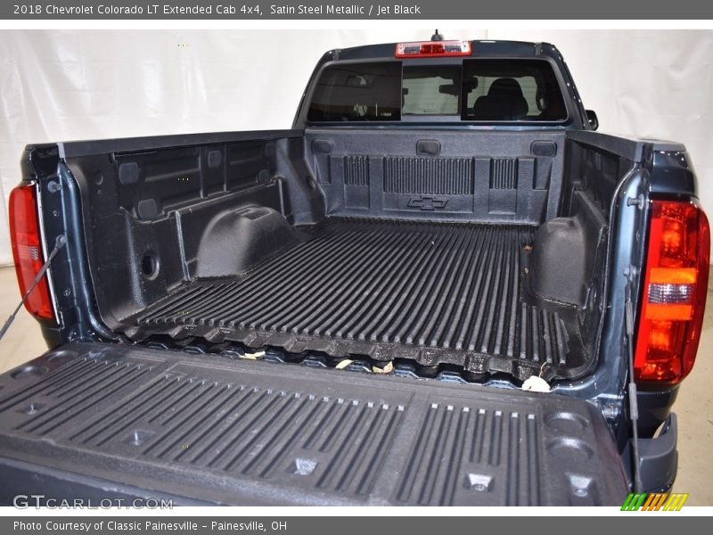 Satin Steel Metallic / Jet Black 2018 Chevrolet Colorado LT Extended Cab 4x4