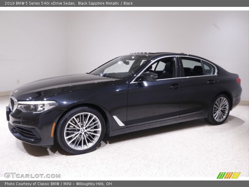 Black Sapphire Metallic / Black 2019 BMW 5 Series 540i xDrive Sedan
