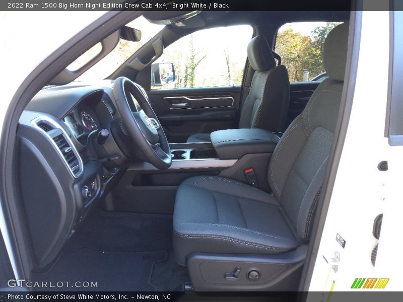 Bright White / Black 2022 Ram 1500 Big Horn Night Edition Crew Cab 4x4