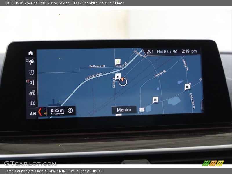 Black Sapphire Metallic / Black 2019 BMW 5 Series 540i xDrive Sedan