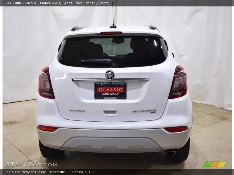 White Frost Tricoat / Ebony 2018 Buick Encore Essence AWD
