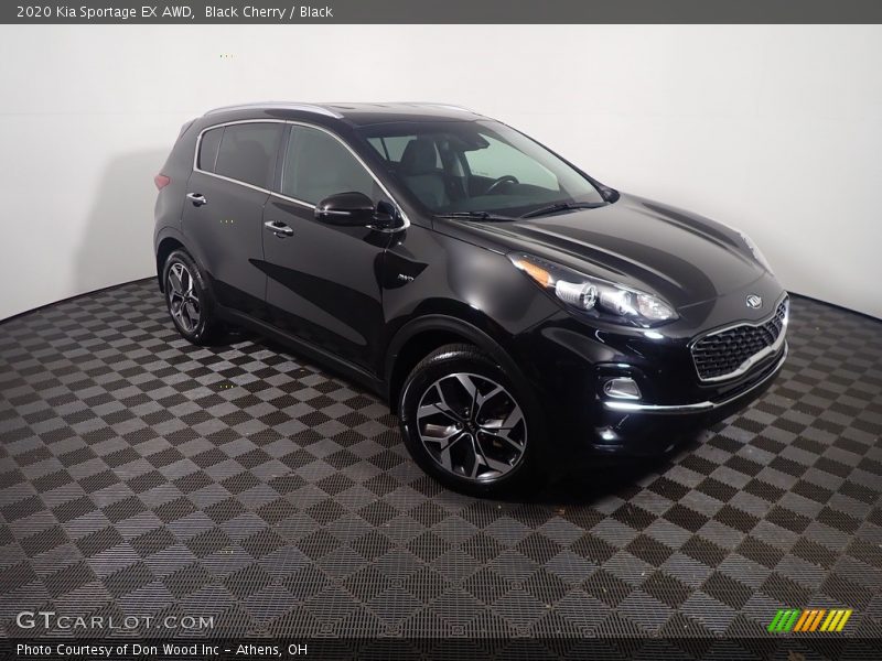 Black Cherry / Black 2020 Kia Sportage EX AWD