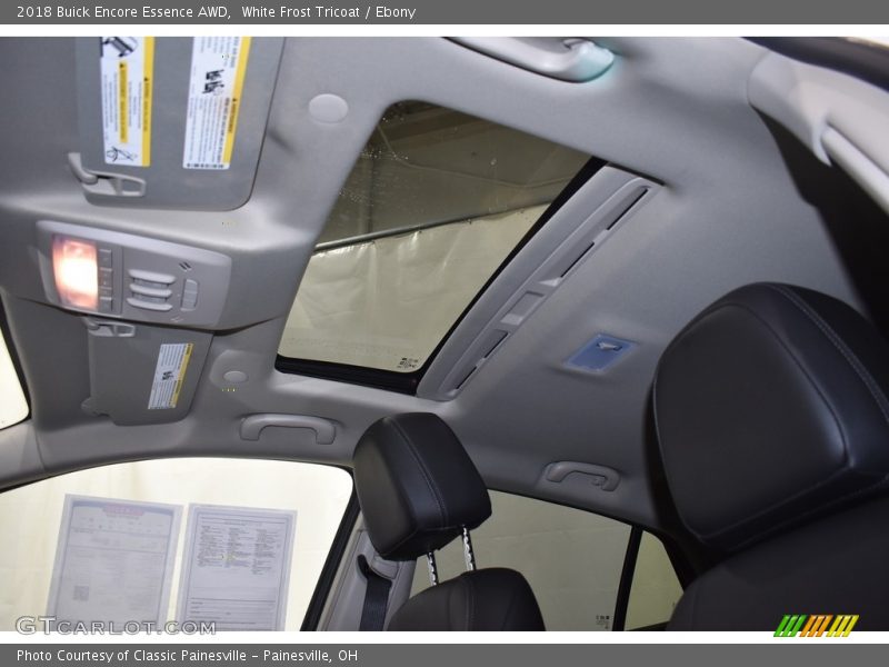 White Frost Tricoat / Ebony 2018 Buick Encore Essence AWD