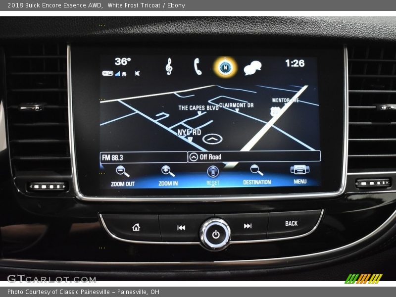 White Frost Tricoat / Ebony 2018 Buick Encore Essence AWD