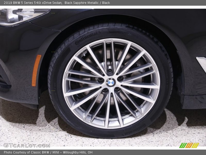 Black Sapphire Metallic / Black 2019 BMW 5 Series 540i xDrive Sedan