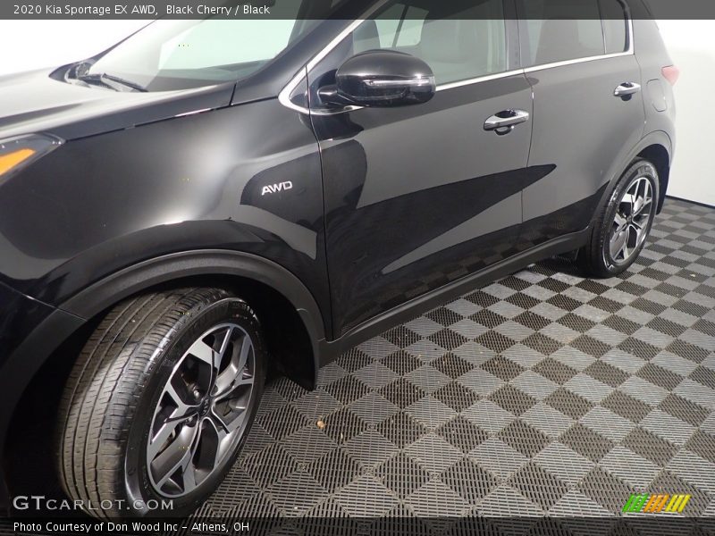 Black Cherry / Black 2020 Kia Sportage EX AWD