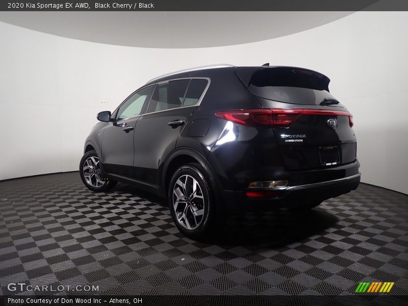 Black Cherry / Black 2020 Kia Sportage EX AWD