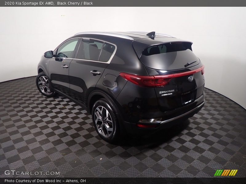 Black Cherry / Black 2020 Kia Sportage EX AWD