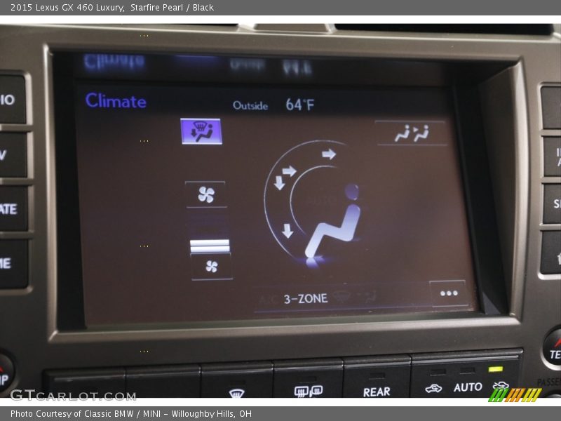 Starfire Pearl / Black 2015 Lexus GX 460 Luxury
