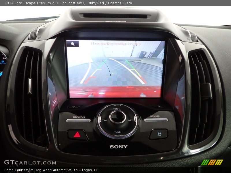 Ruby Red / Charcoal Black 2014 Ford Escape Titanium 2.0L EcoBoost 4WD