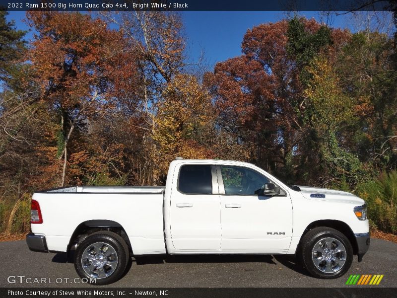 Bright White / Black 2022 Ram 1500 Big Horn Quad Cab 4x4