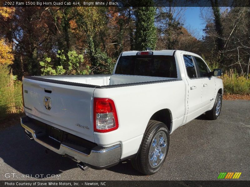 Bright White / Black 2022 Ram 1500 Big Horn Quad Cab 4x4