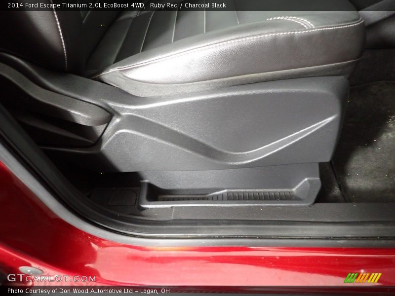 Ruby Red / Charcoal Black 2014 Ford Escape Titanium 2.0L EcoBoost 4WD