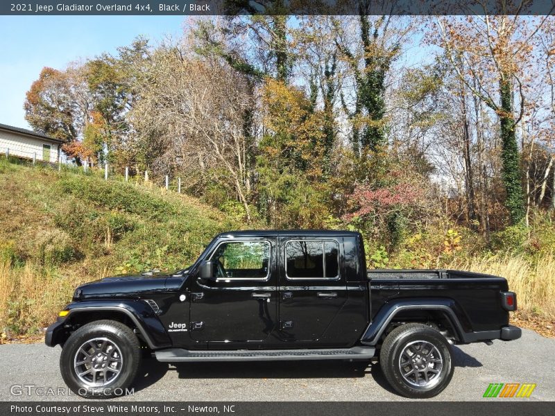 Black / Black 2021 Jeep Gladiator Overland 4x4