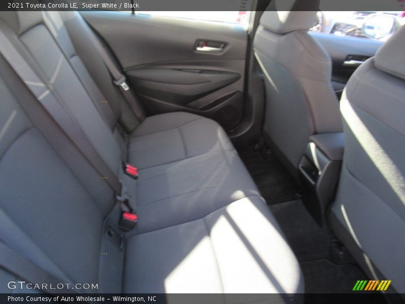 Super White / Black 2021 Toyota Corolla LE
