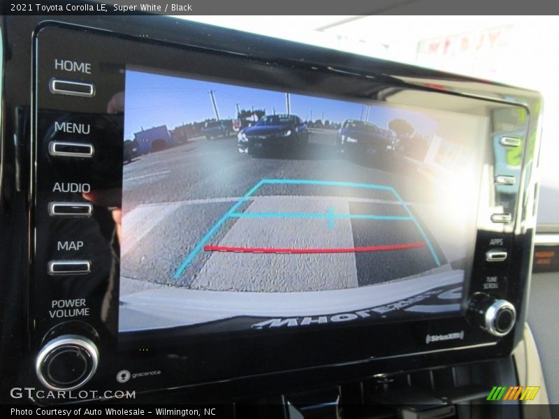 Super White / Black 2021 Toyota Corolla LE