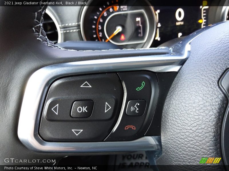 Black / Black 2021 Jeep Gladiator Overland 4x4