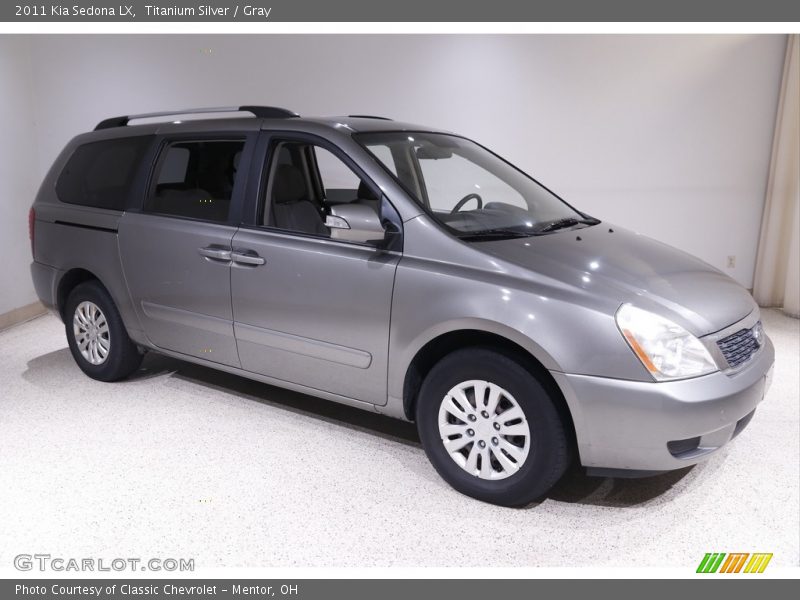 Titanium Silver / Gray 2011 Kia Sedona LX