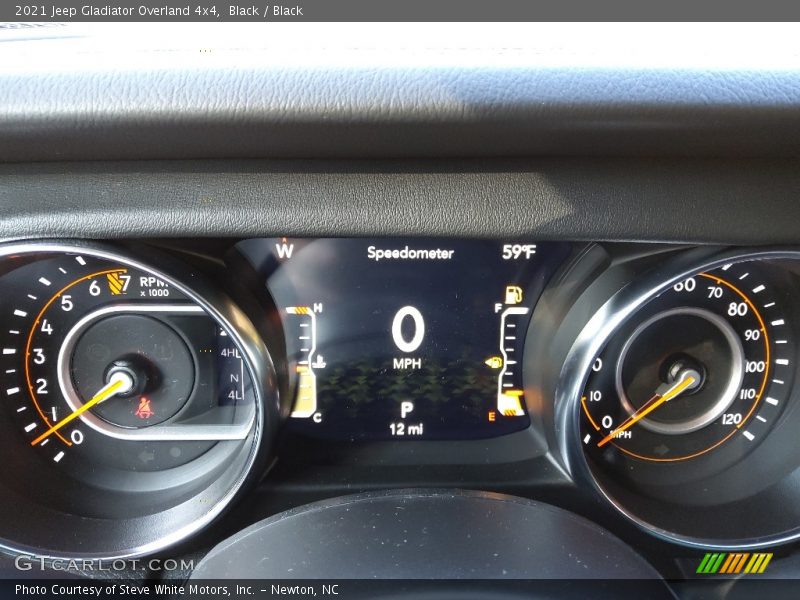 Black / Black 2021 Jeep Gladiator Overland 4x4