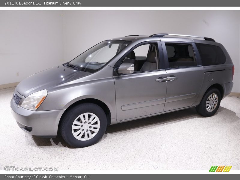 Titanium Silver / Gray 2011 Kia Sedona LX