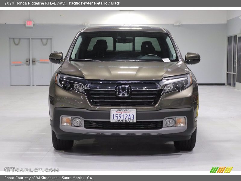 Pacific Pewter Metallic / Black 2020 Honda Ridgeline RTL-E AWD