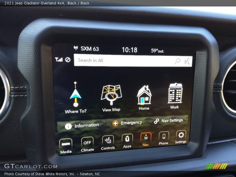 Black / Black 2021 Jeep Gladiator Overland 4x4