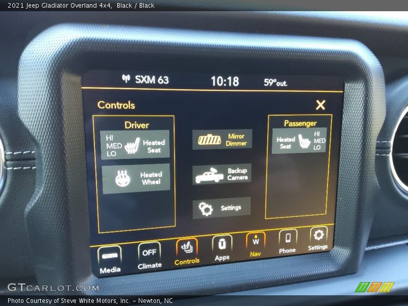 Black / Black 2021 Jeep Gladiator Overland 4x4