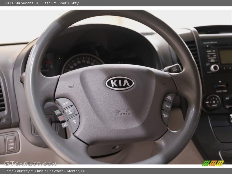 Titanium Silver / Gray 2011 Kia Sedona LX