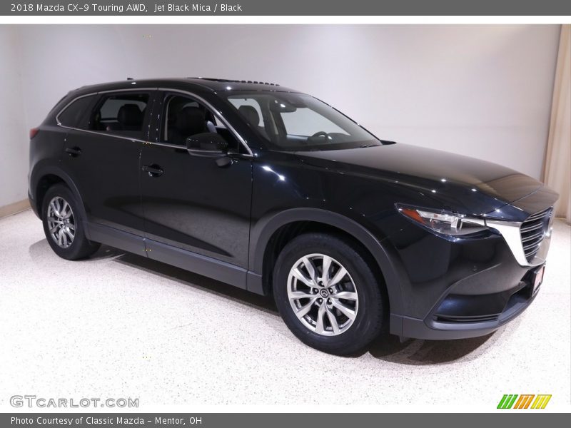 Jet Black Mica / Black 2018 Mazda CX-9 Touring AWD