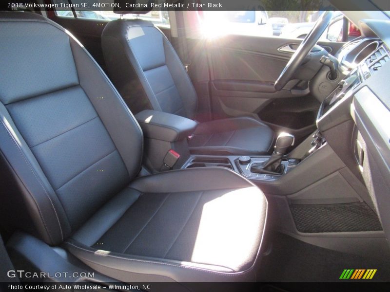 Cardinal Red Metallic / Titan Black 2018 Volkswagen Tiguan SEL 4MOTION