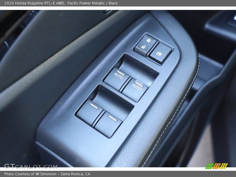 Pacific Pewter Metallic / Black 2020 Honda Ridgeline RTL-E AWD