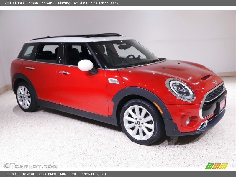 Blazing Red Metallic / Carbon Black 2018 Mini Clubman Cooper S