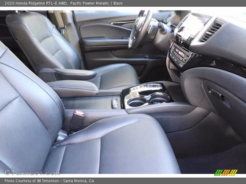 Pacific Pewter Metallic / Black 2020 Honda Ridgeline RTL-E AWD